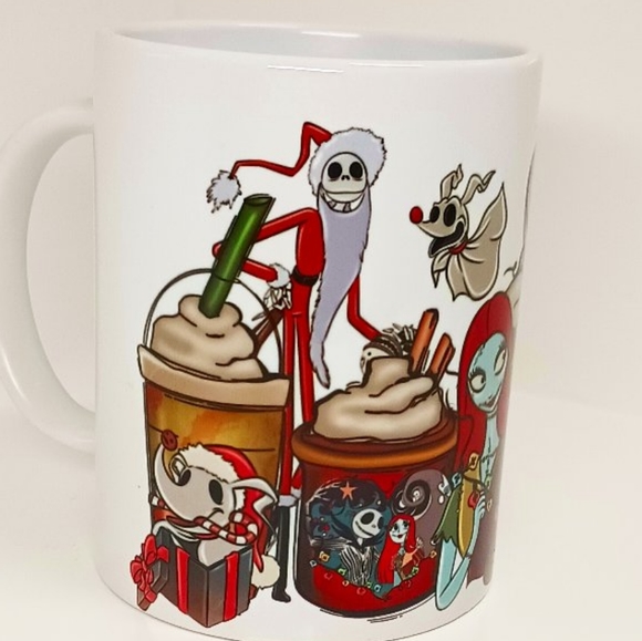 20% OFF 2 !NEW! 15OZ! NIGHTMARE BEFORE CHRISTMAS MUG! - Picture 3 of 3